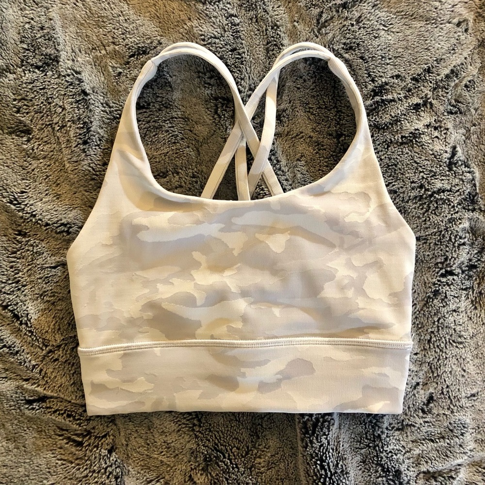 Lululemon Energy Bra Long Line Ribbed